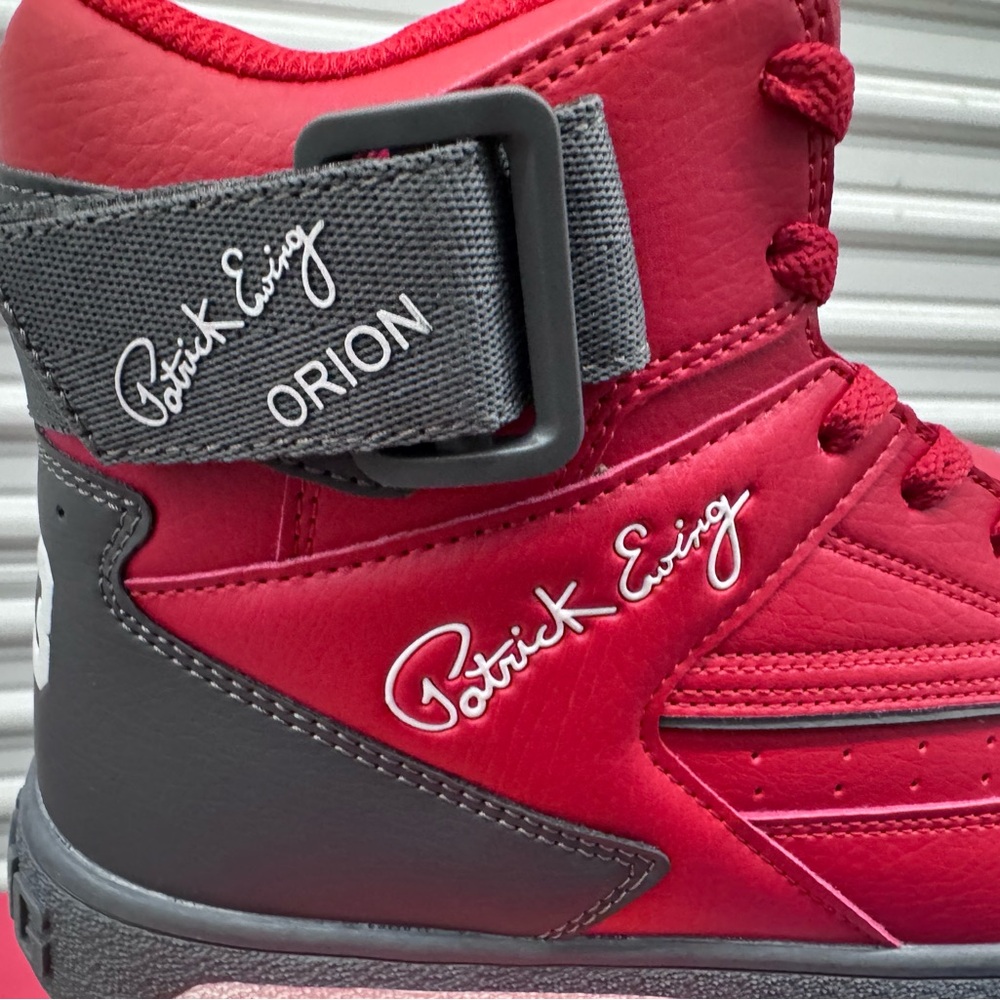 Ewing Athletics O/N Rebound 33 Orion Strap Red Grey White High-Top Men’s US 8.5